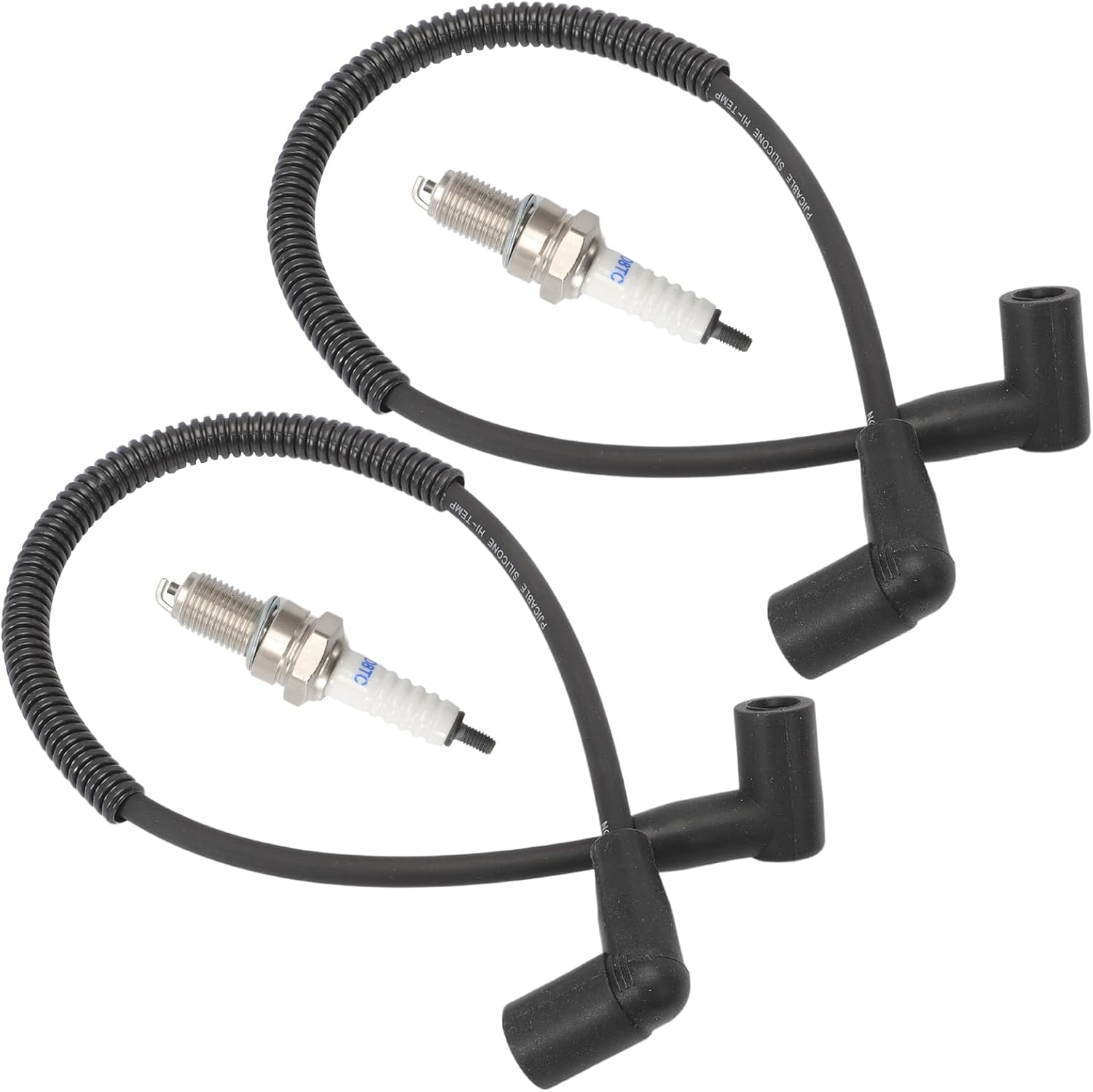 Spark Plug and Wire Cap Compatible with Can-Am Commander Outlander 1000 Outlander 500 570 650 800 1000 MAX Ignition Coil Pack OE Replece 420265240 715900637 707000246