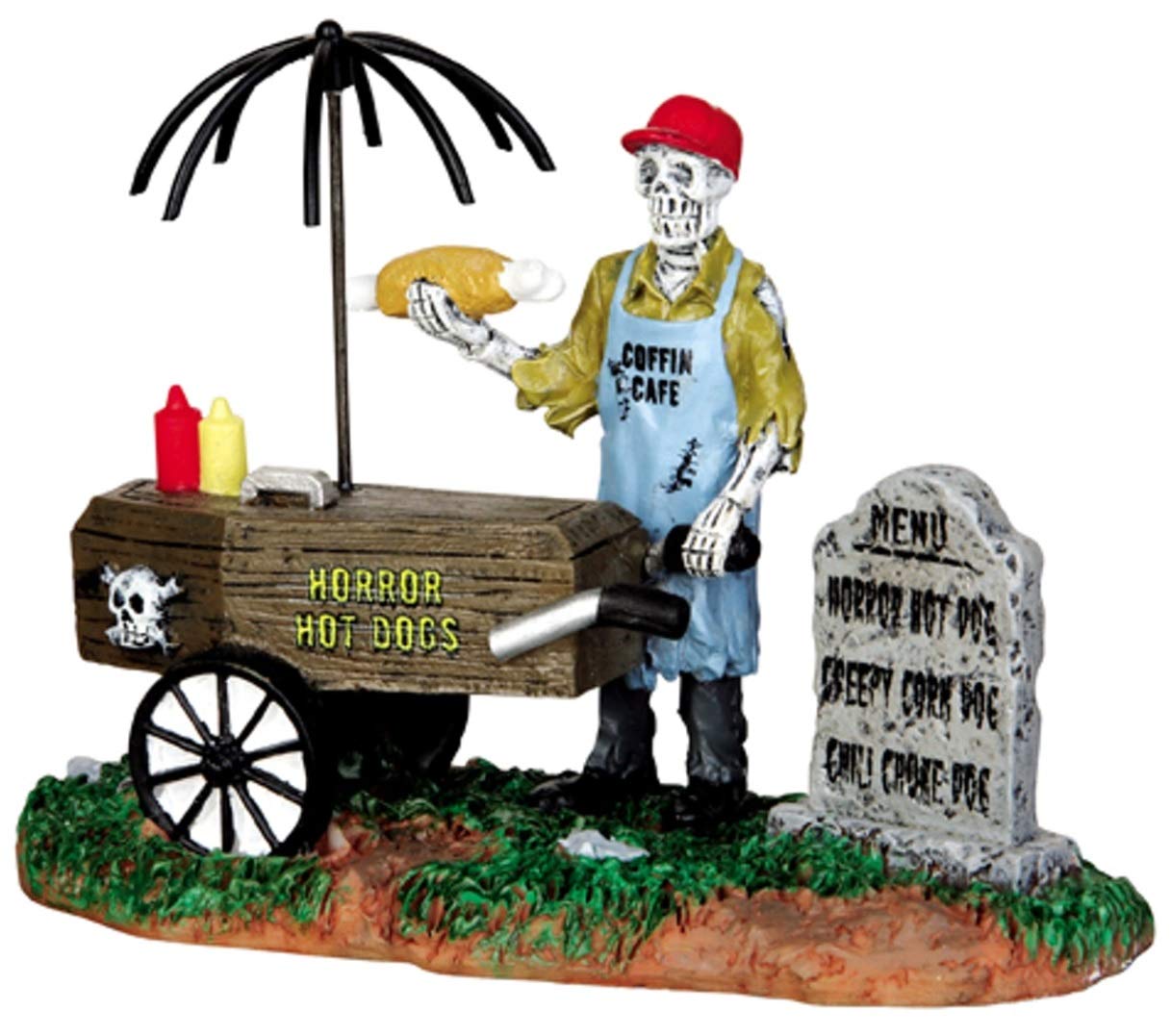 LemaxSpooky Town Ghoul Hot Dog Vendor 42215