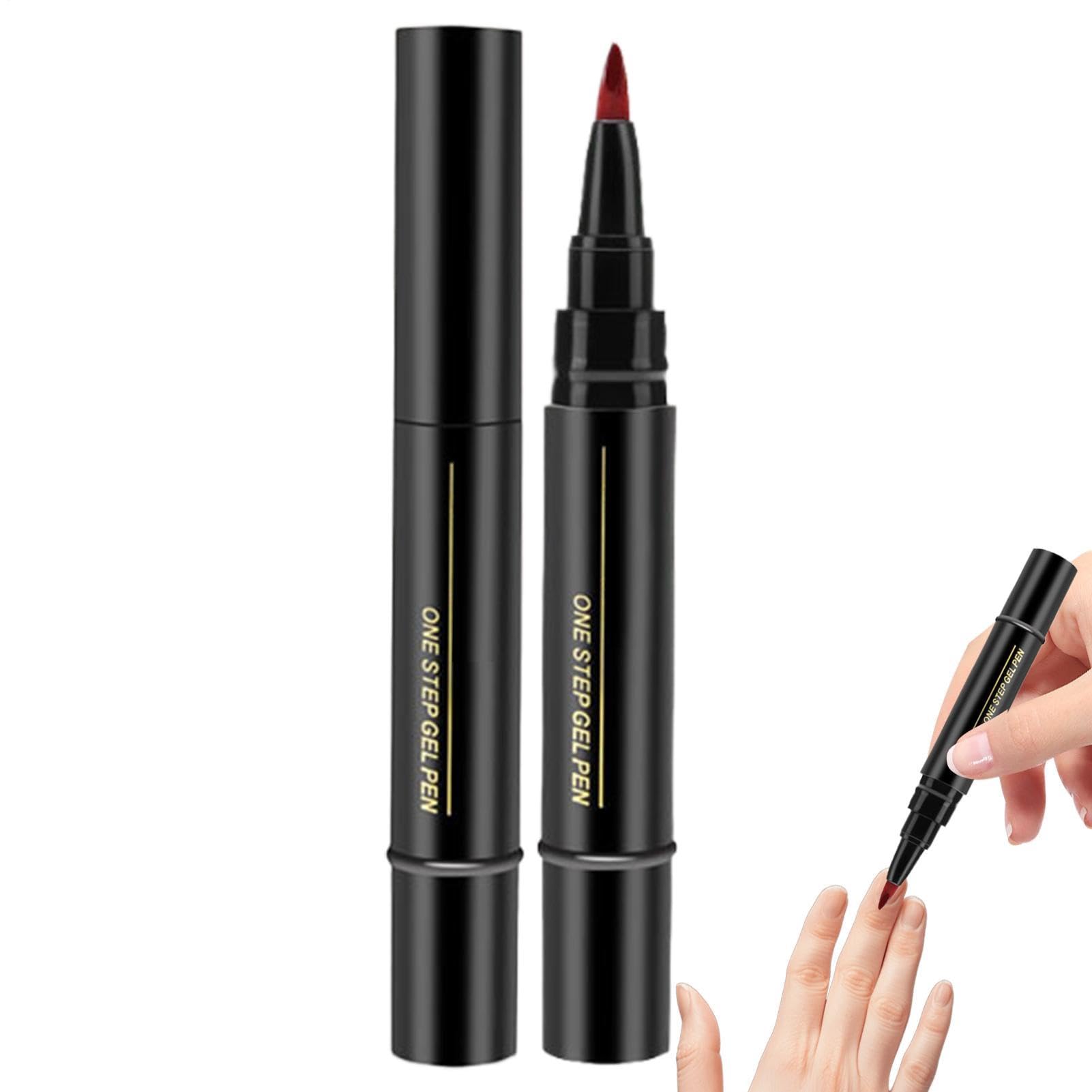 Smalti Penna, Asciugatura Rapida Unghie Smalto Penne, 5ml Smalto Semipermanente Ad Asciugatura Rapida Set Manicure Professionale Per Disegni Richiede Lampada UV