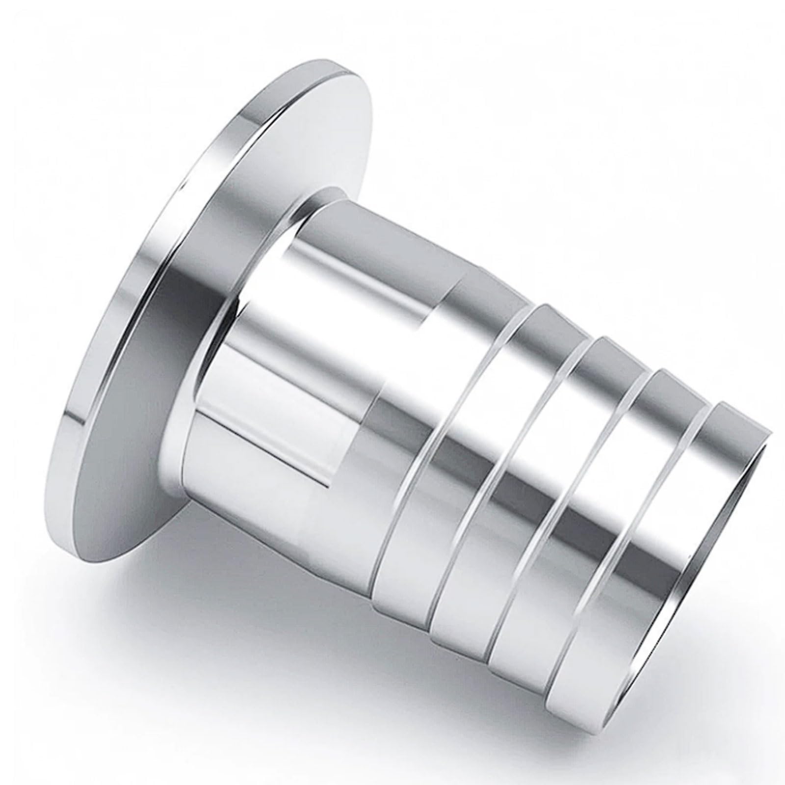 2 Pezzi di Raccordo rapido per Tubo in Acciaio Inox 304 Stile Pagoda, estremità Sanitaria a Pinza per Rubinetto Birra, Acqua Verde, Linea birrificio(Φ76 Chuck 91 L=78)