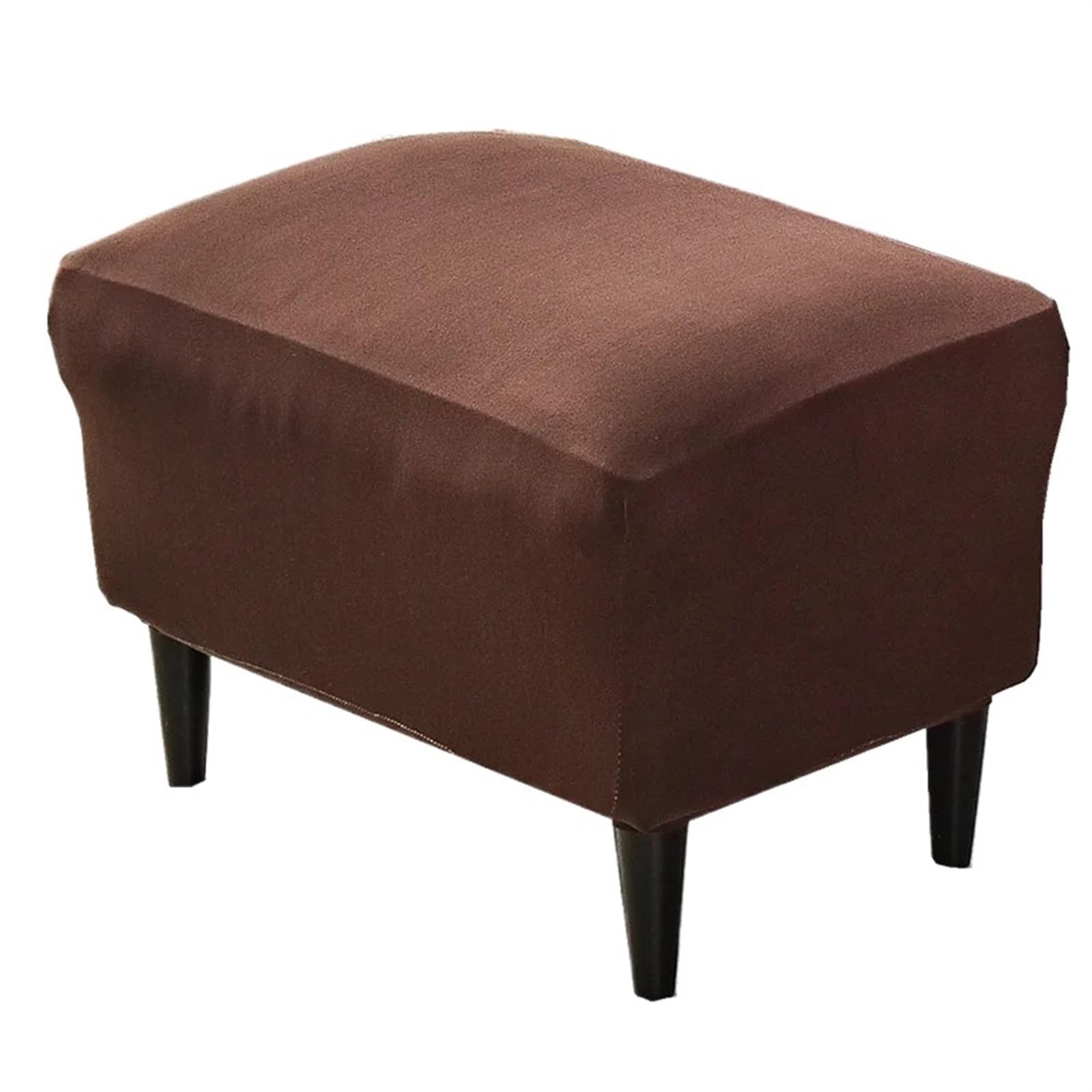 YXINAER Foot Stool Cover Elastic Spandex Ottoman Cover Solid Color Stool Covers Rectangle Footrest All-inclusive Footstool Slipcovers(C4 Bench seat cover)