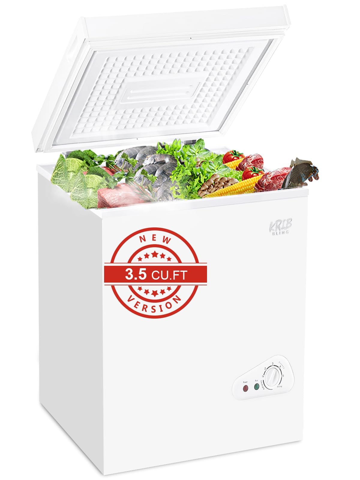 Amazon.com: Chest Freezer 3.5 Cu.Ft Mini 7 Gears Temperature