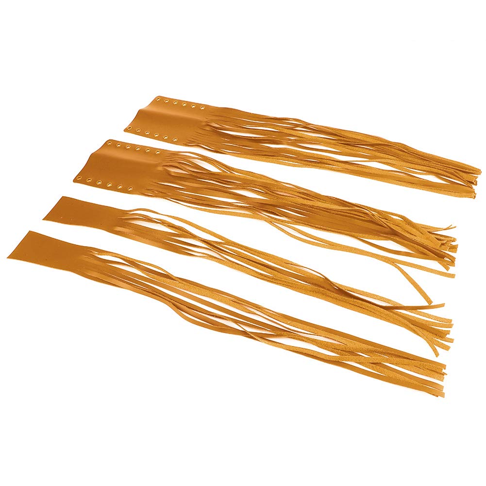 Glands de levier d'embrayage pour vos road-trips en moto vintage avec housses en cuir jaune