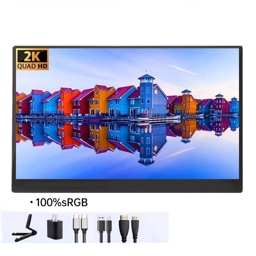 Schermo esterno portatile da 144 Hz for telefono cellulare con display 2K e sottoschermo for laptop Monitor per Smart Working