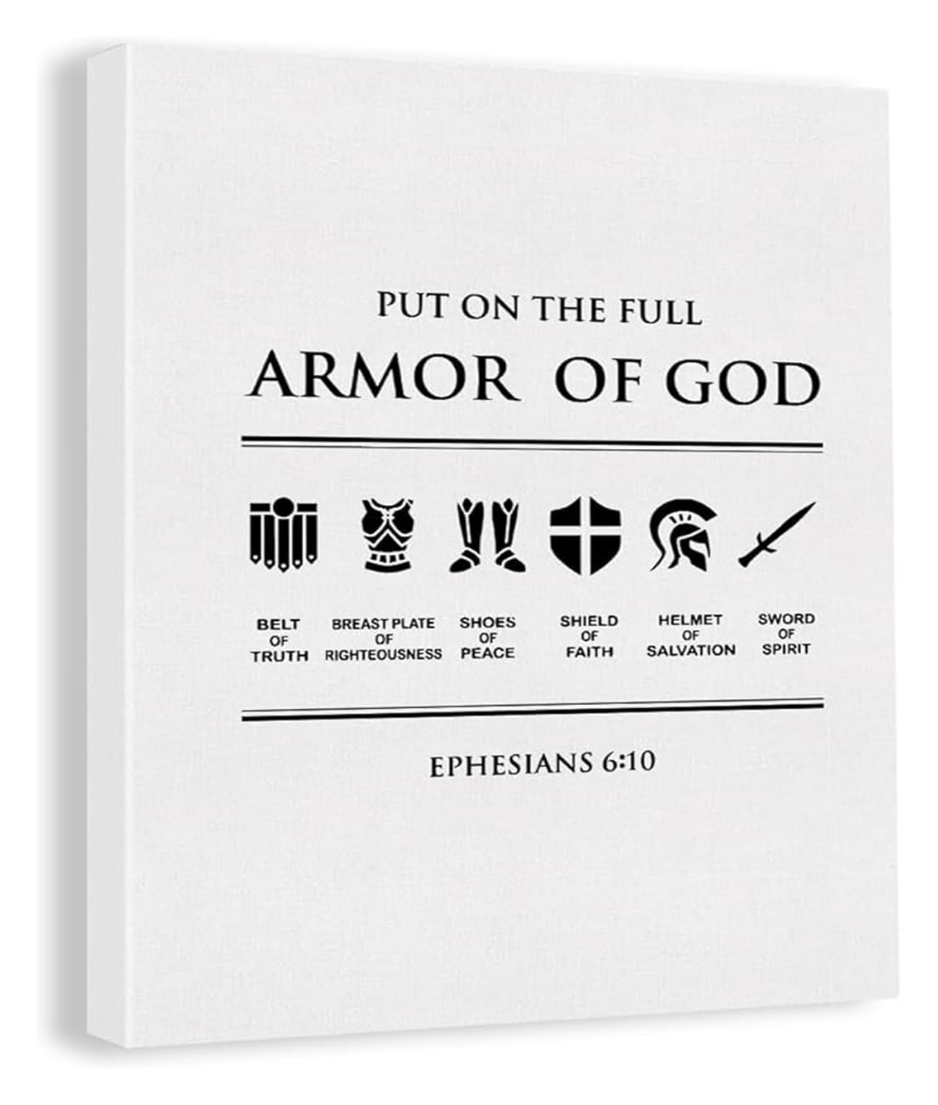 XGINERFEX Farmhouse Religious Wall-Art Bible Verse Poster Inspirational Scripture Christian Decor for Bedroom(Unframed,08x12inch(20x30cm))