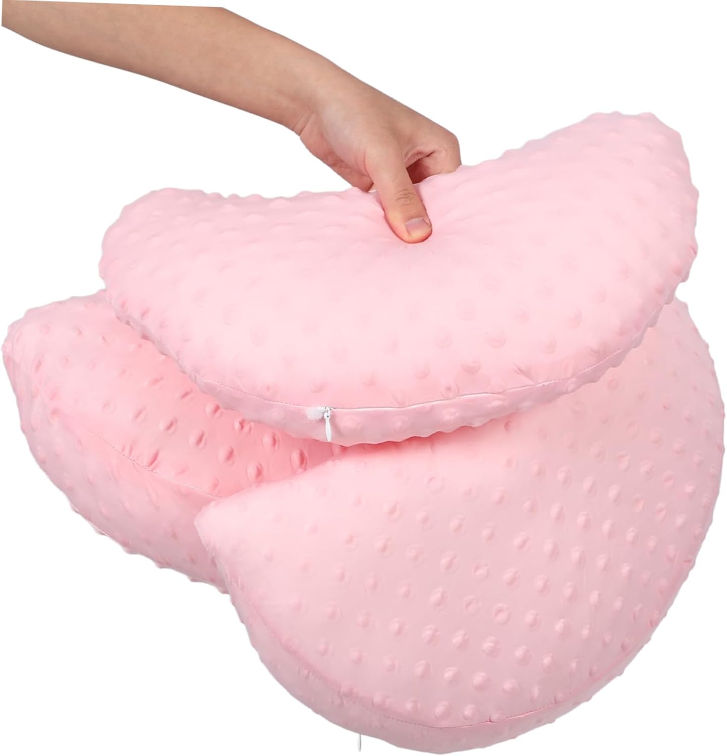 Alipis 1 Set Maternity Pillows for Sleeping Pregancy Pillow Fabric Pregnancy Pillow Side Sleeping Pink Cooling Pregnancy Pillows for