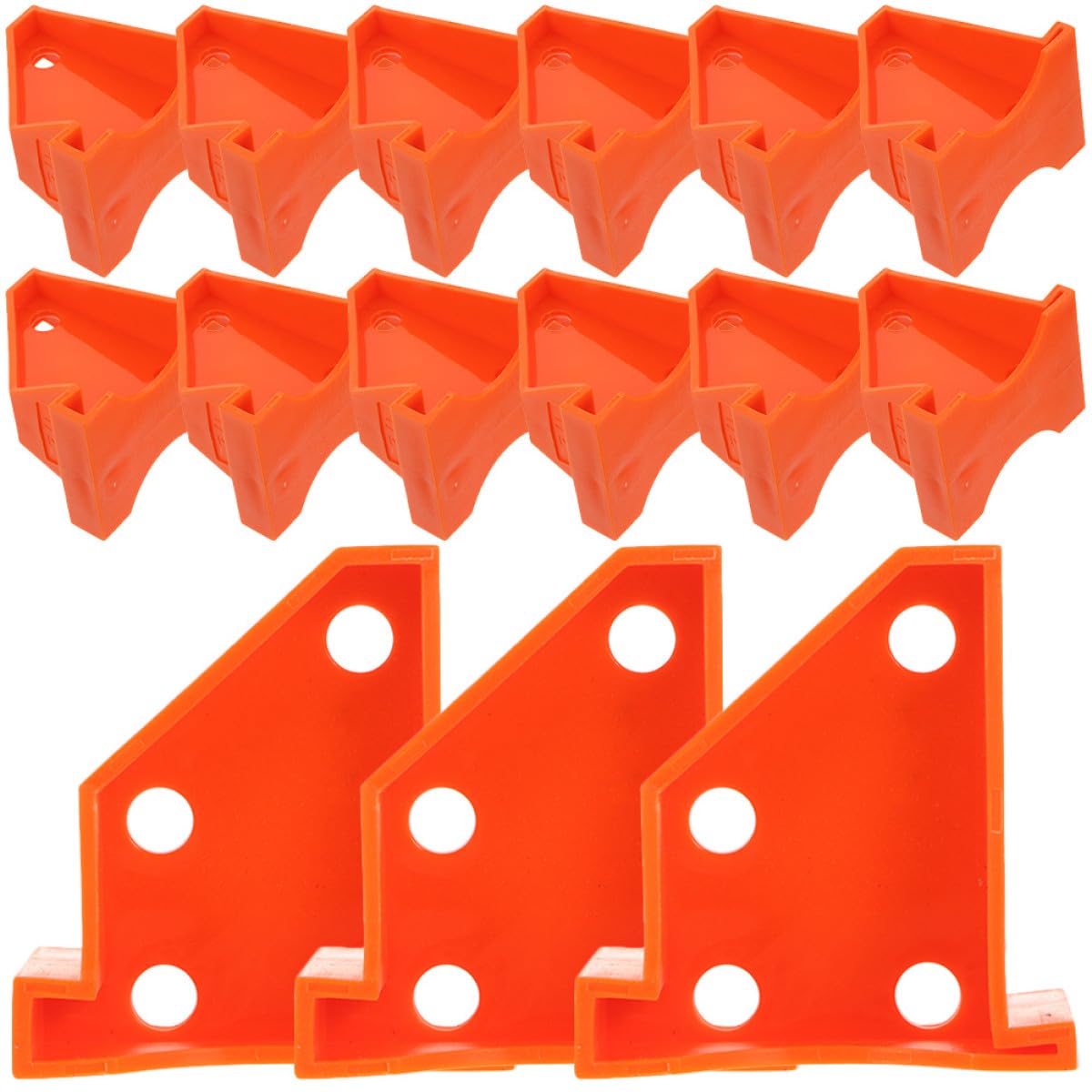 30 Cuñas para Pisos de Madera Laminada y Vinilo, Espaciadores Plásticos Resistentes para Instalación de Suelos Flotantes, Kit de 30 Piezas para Nivelación y Reparación