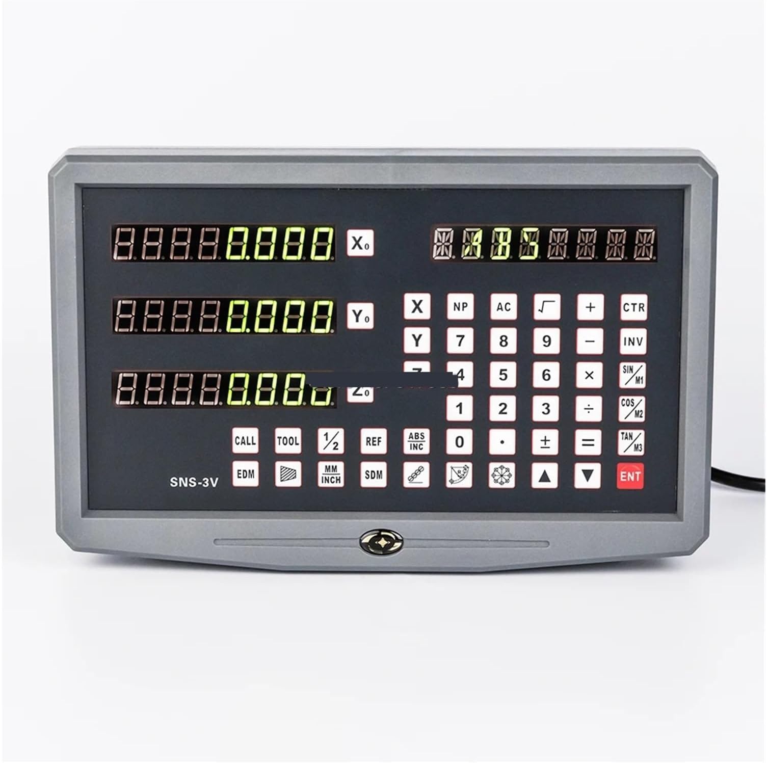 Digital Readout 2 Axis 3 Axis Dro Kit Display Milling Lathe Machine Dro Suitable For Milling Machine Precision And Muti-Function,3 Axis -3v-250mm