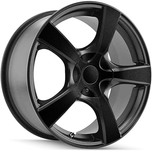 VViViD Auto Rim Air-Release Adhesive Vinyl Wrap 24 Inch x 30 Inch 4 Sheet Pack (Matte Metallic Black)