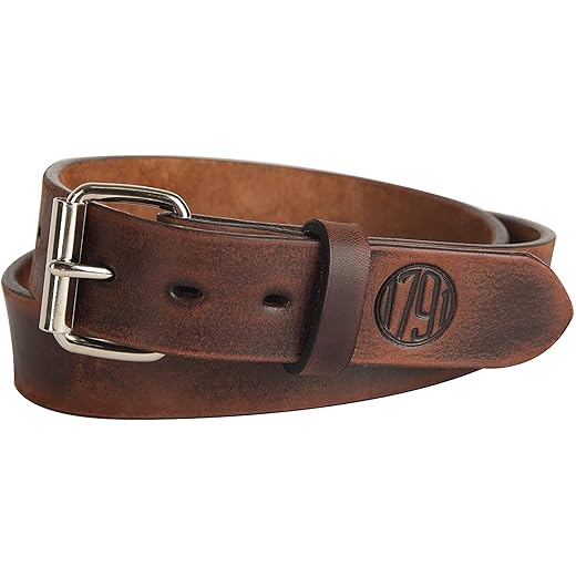 1791 GUNLEATHER Gun Belt - Gun Holster Belt - Heavy Duty 14 oz Leather Gun Belt. EDC Belt