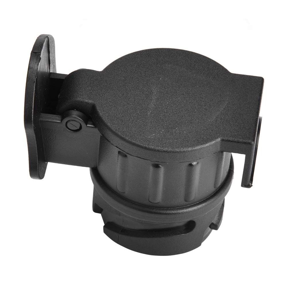 Adapter 13Pin na 7Pin, powierzchnia poszycia czarny konwerter wtyczki przyczepy miedziany styk dla RV,Części zamienne do pojazdów kempingowych