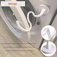 Vista 5 de eHuang Tools - Soporte para puerta de lavadora de carga frontal y tapón, soporte magnético extraíble para puerta de lavadora con base magnética