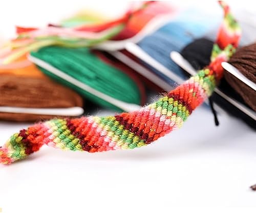 Miniatura 2 de Hilo de bordado de algodón degradado Color hecho a mano punto de cruz línea bordado DIY bordado pulseras hilo artesanal