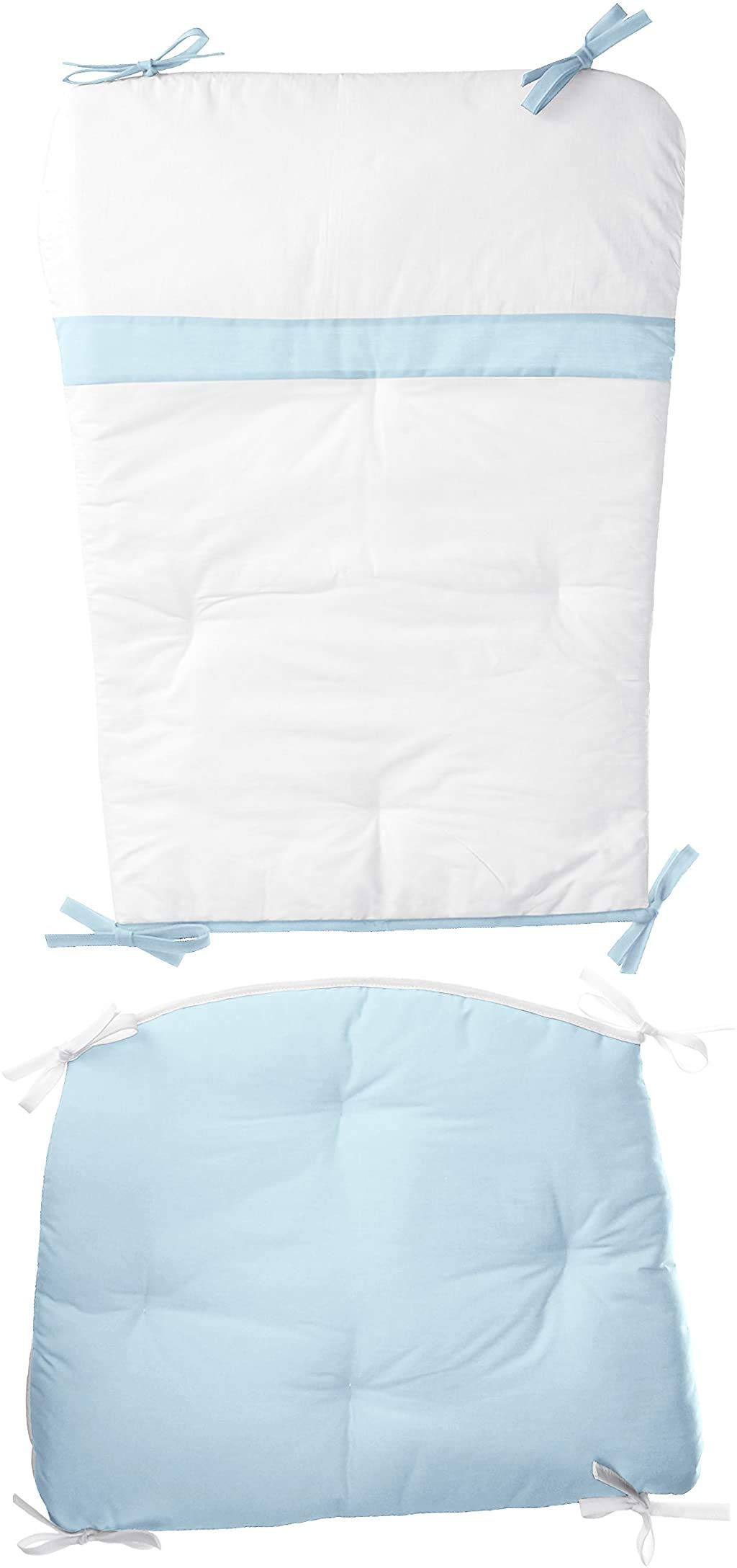 Baby Doll Bedding Rocking Chair Cushion Pad Set, Black