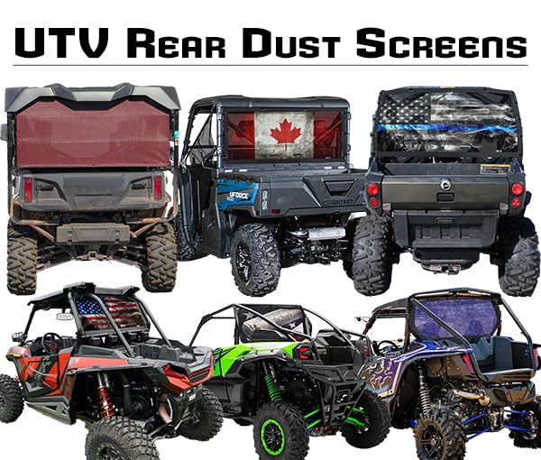 Amazon.com: Fits Kawasaki Teryx 4 Rear Dust/UV Screen by GrilleAdz