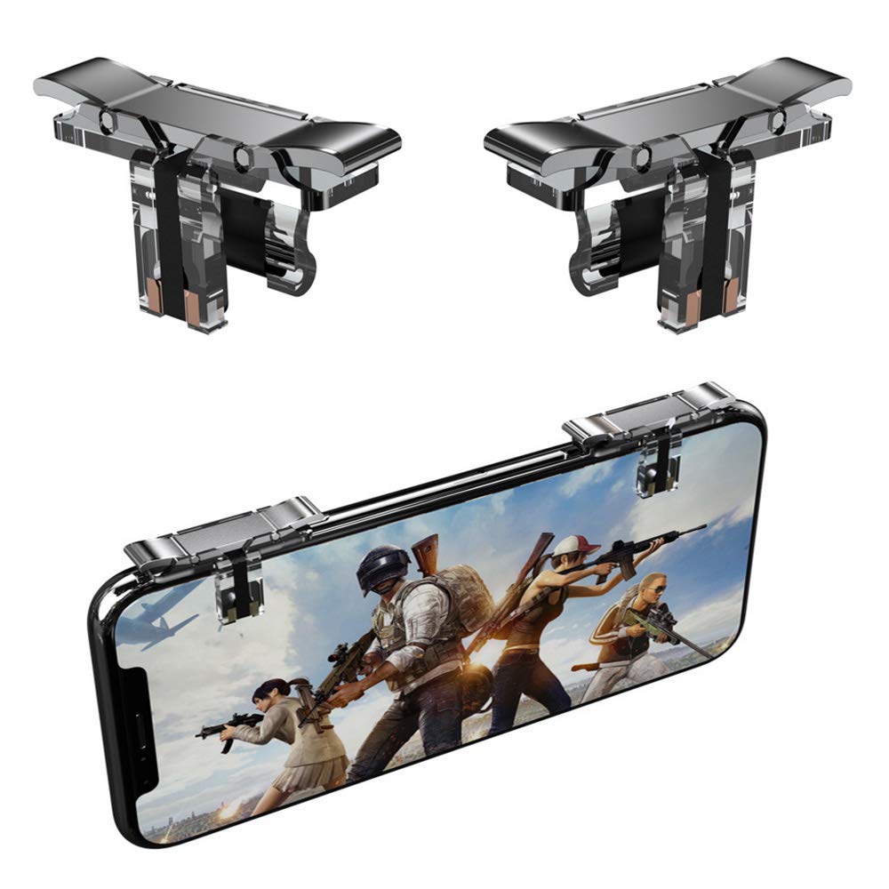 Leton PUBG Contrôleur de Jeu Mobile à Induction Sensible, Joystick de Tir pour Shooters Mobiles, Gamepad Portatif avec D