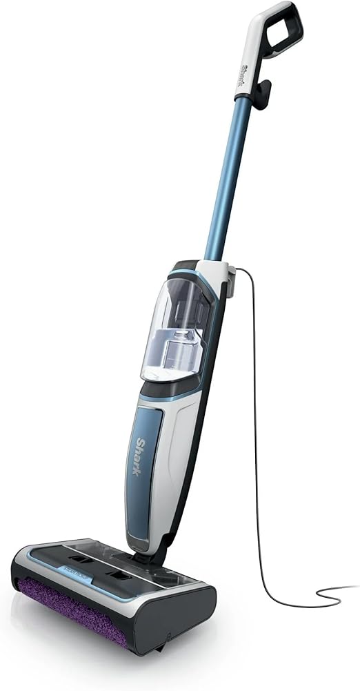 Shark SD200 Steam Pickup 3-in-1 Steam Mop Picks Up Debris, Deep Scrubs, & Steam Sanitizes All At Once, Lightweight Steam Cleaner for Home w/Sealed Hard Floors like Hardwood, Tile & Laminate (Renewed)