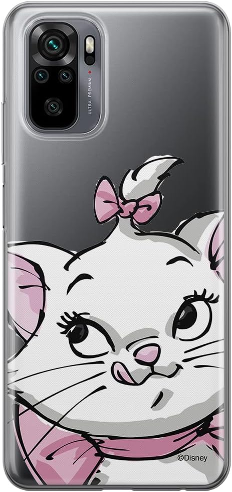 ERT GROUP Mobile Phone case for Xiaomi REDMI Note 10/ 10S Original and Officially Licensed Disney Pattern Marie 001 optimally adapted to The Shape of The Mobile Phone, Partially Transparent