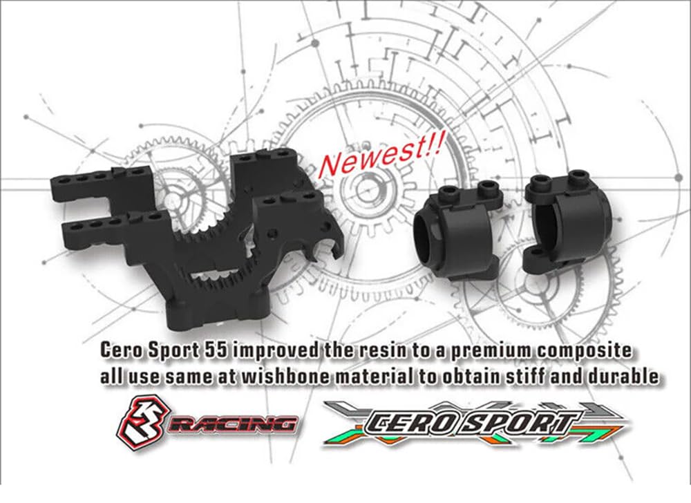 Amazon.co.jp: 3RACING 1/10 Cero Sport 55 ツーリングカーキット
