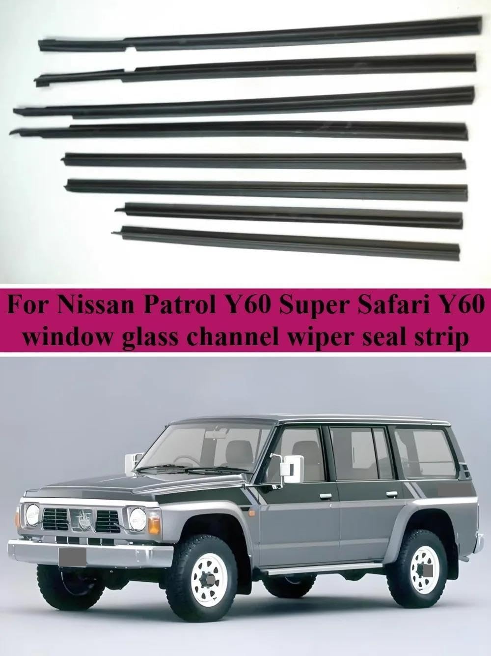 Sello de goma del coche Para Nissan Para Patrol Para Y60