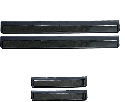 Car Door Sill Protector for Suzuki Wagon R 1993-2022 MA Stainless Steel Scuff Plate with Plastic Base 4PCS B-Silver