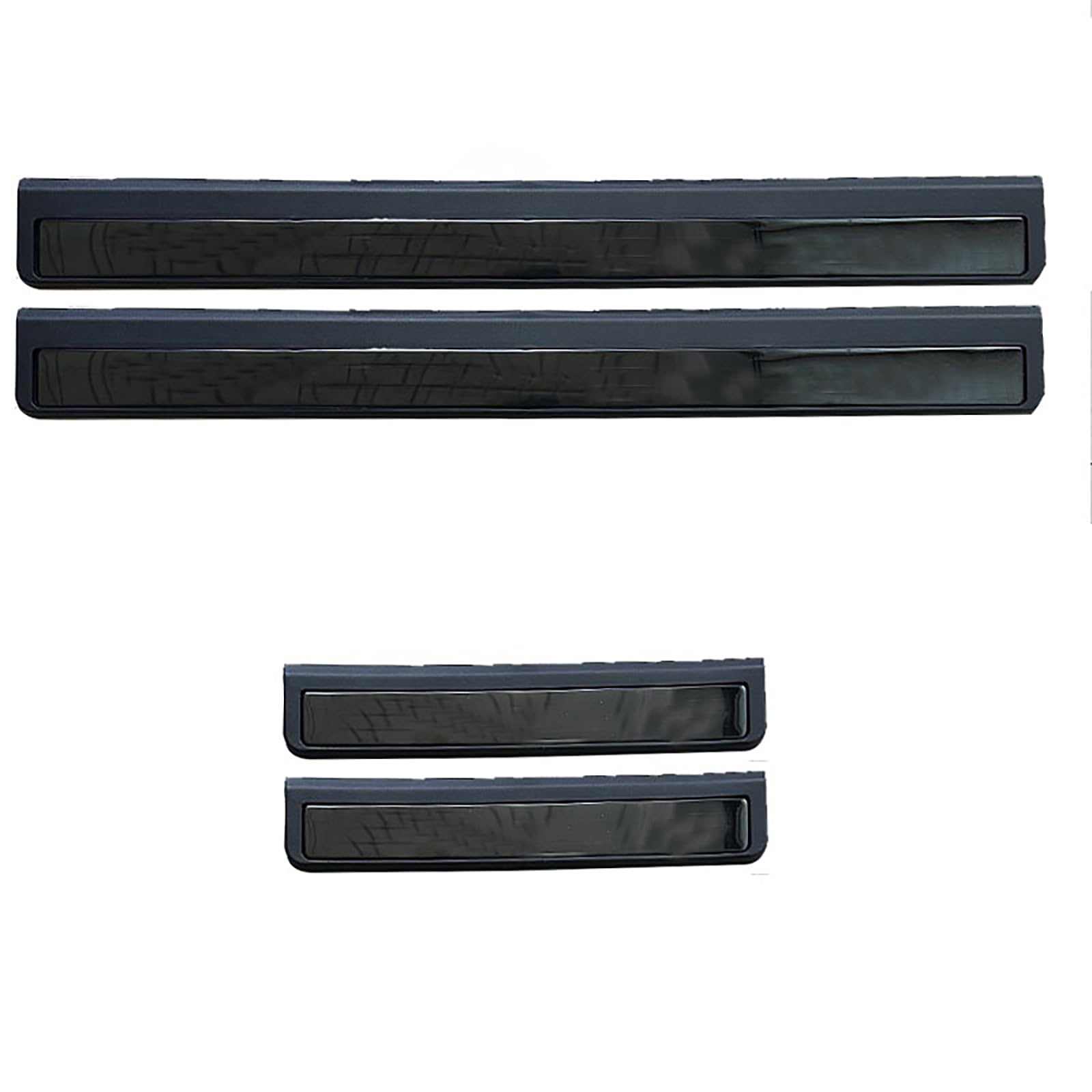 Car Door Sill Protector for Acura RDX 2006-2020 2021 2022 2023 2024 2025 YD2, Stainless Steel Scuff Plate with Plastic Base, Door Entry Guard Strip Kit, Scratch Resistant Threshold Trim, 4PCS