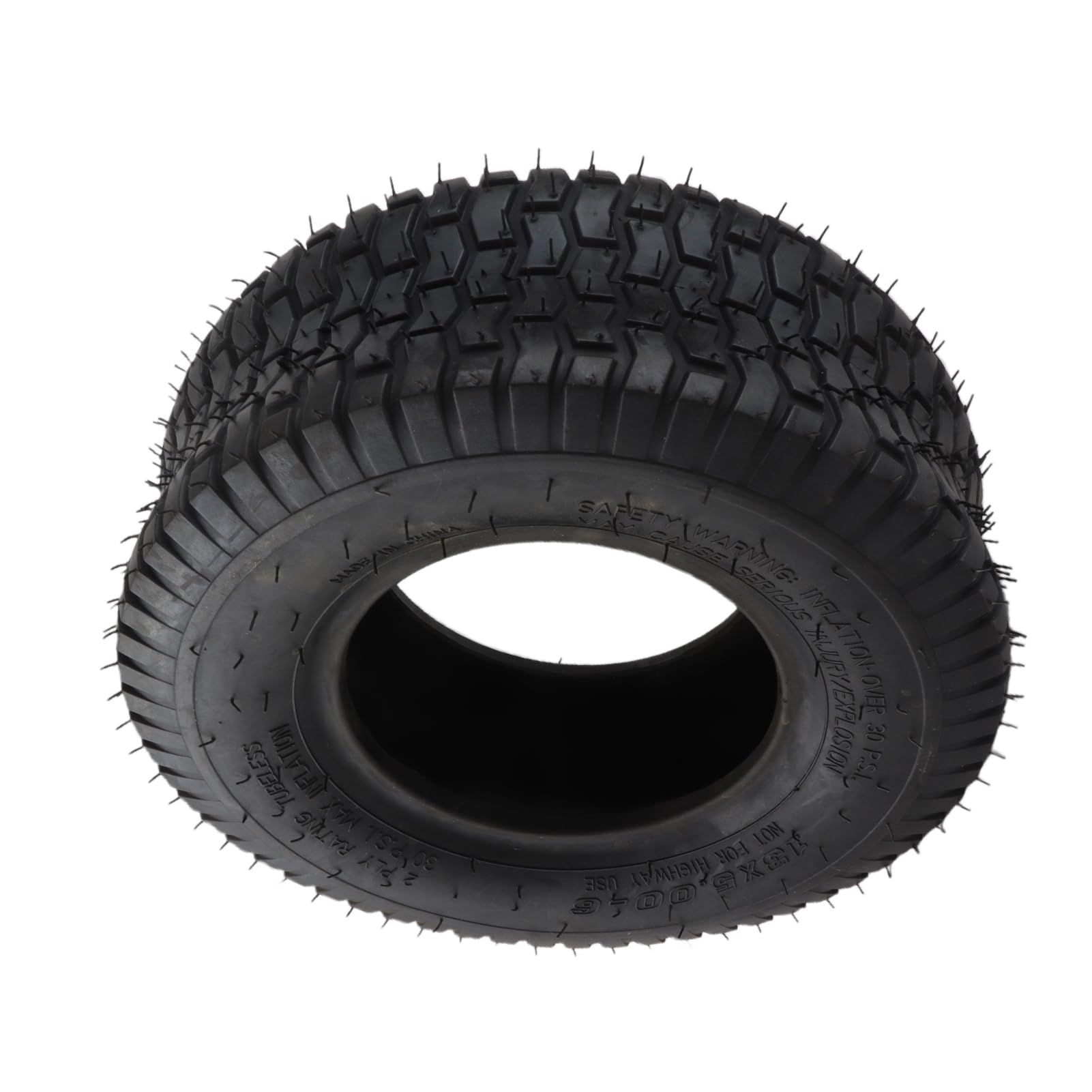 Pneumatici Tubeless 13x5.00-6 per Impieghi Gravosi per Go Kart, Tosaerba e Trattori Giardino - 4 Strati, Carico di 440 Libbre, Trazione Eccellente, Design del Battistrada