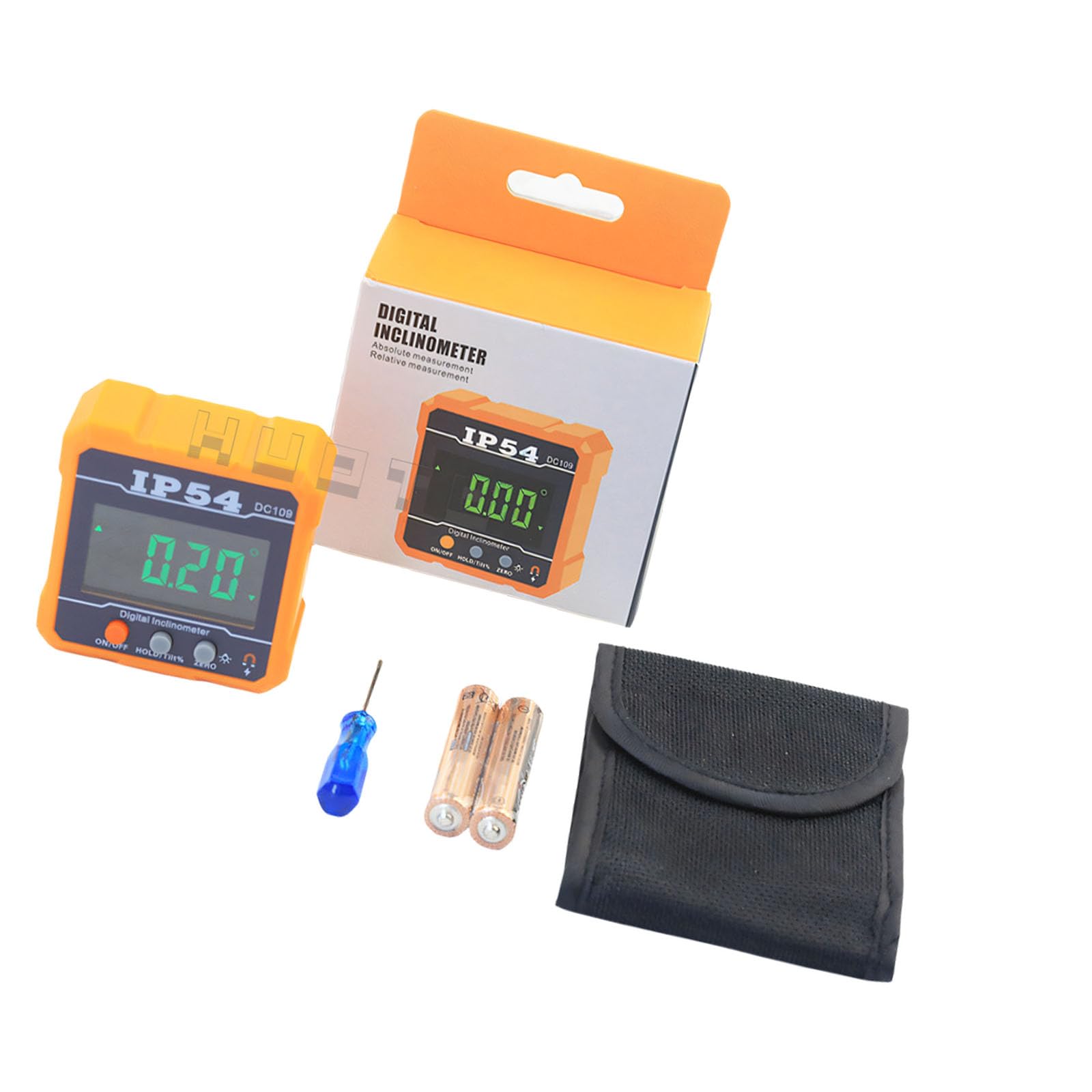Tsophreniq Digital Incline Finder With High Exactness Measurement And Lcd Display For Construction And Woodworking Digital Protractor