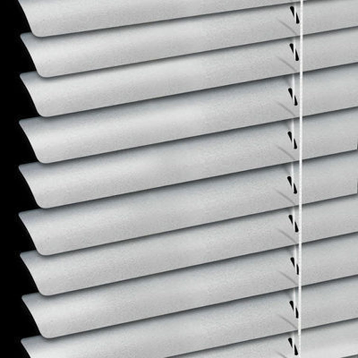 Aluminiowe metalowe żaluzje weneckie dla prywatności i ochrony srebrne, możliwość personalizacji szerokości x wysokości (50 cm x 80 cm)