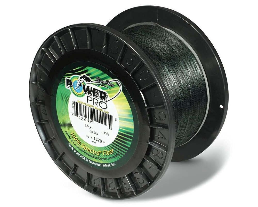 POWER PRO Spectra Braided Fishing Line 80lb 3000 Yd, MOSS GREEN