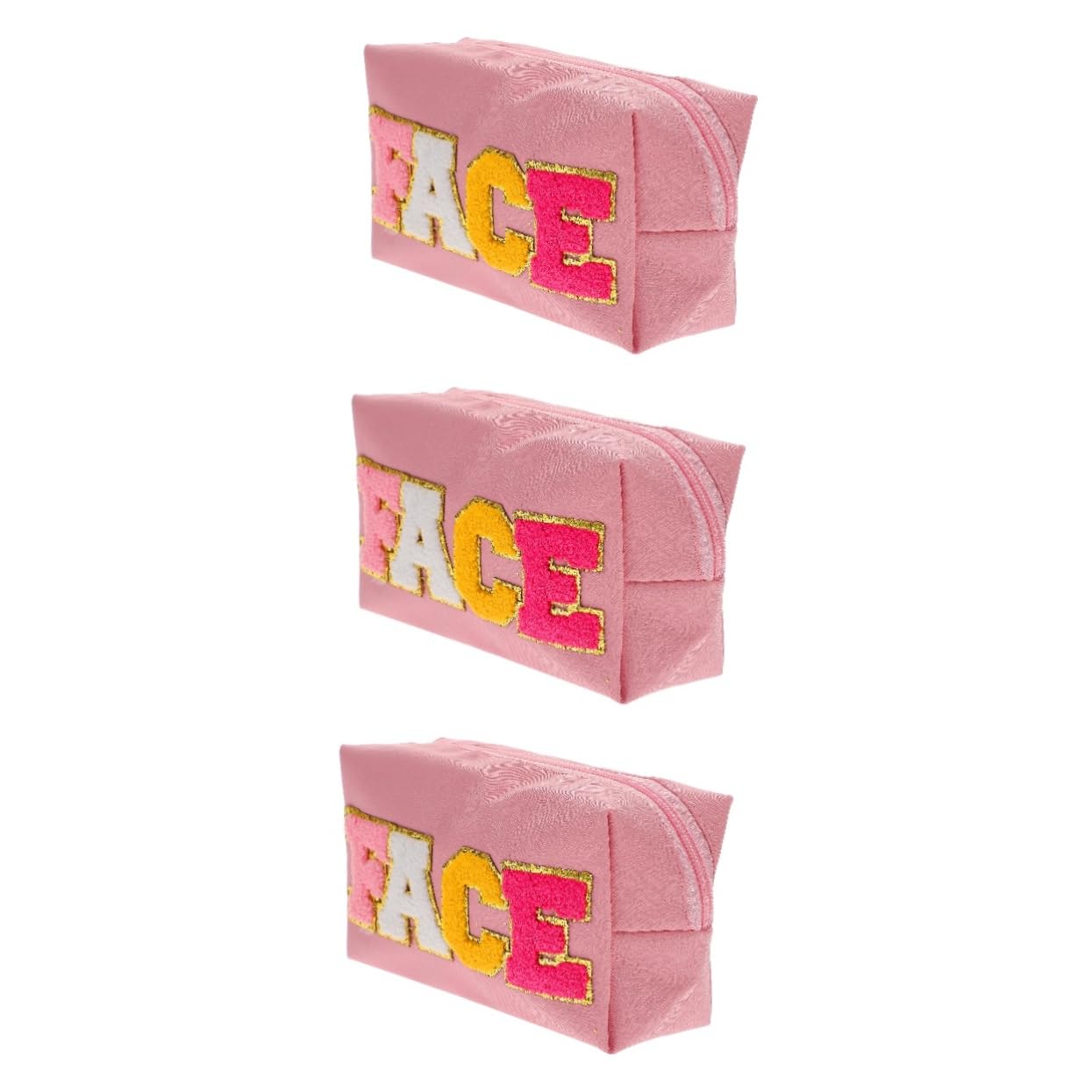 FRCOLOR 3piezas Bolsa De Maquillaje Decorativo Neceser De Cosméticos Grande y Práctico para y Almacenamiento De Accesorios De