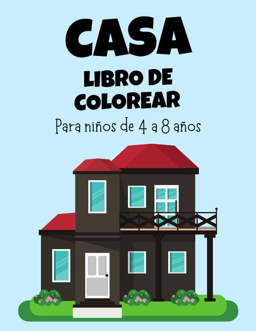 Casa Libro De Colorear Paginas Para Colorear De Casa Para | Desertcart GB