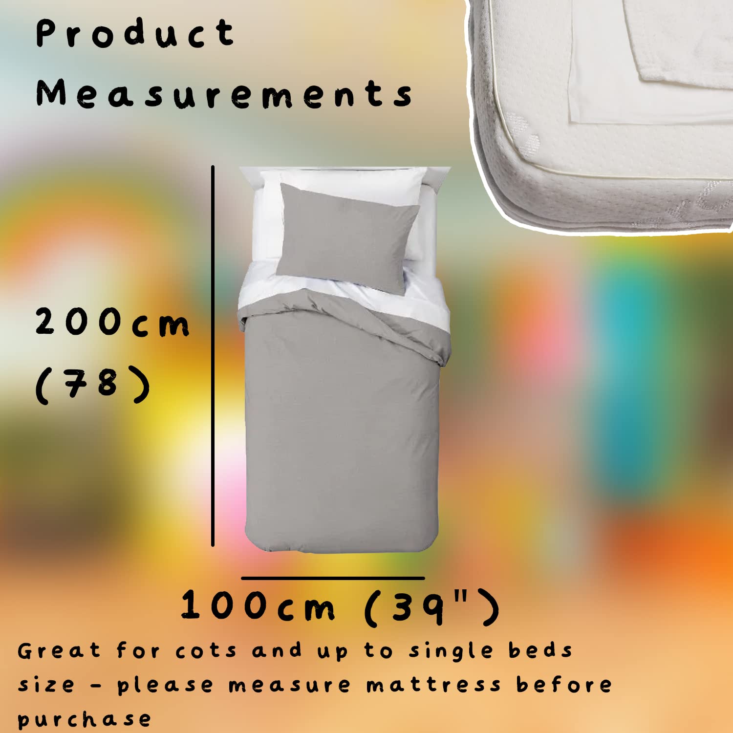 Protector De Colchón Impermeable Para Cuna, Paquete De 2 Sábanas Ajustables Para Cuna, Protector De Colchón Para Cama Infantil Para Niños Y Niñas, Funda Protectora Para Colchón De Cuna 100% Absorbente