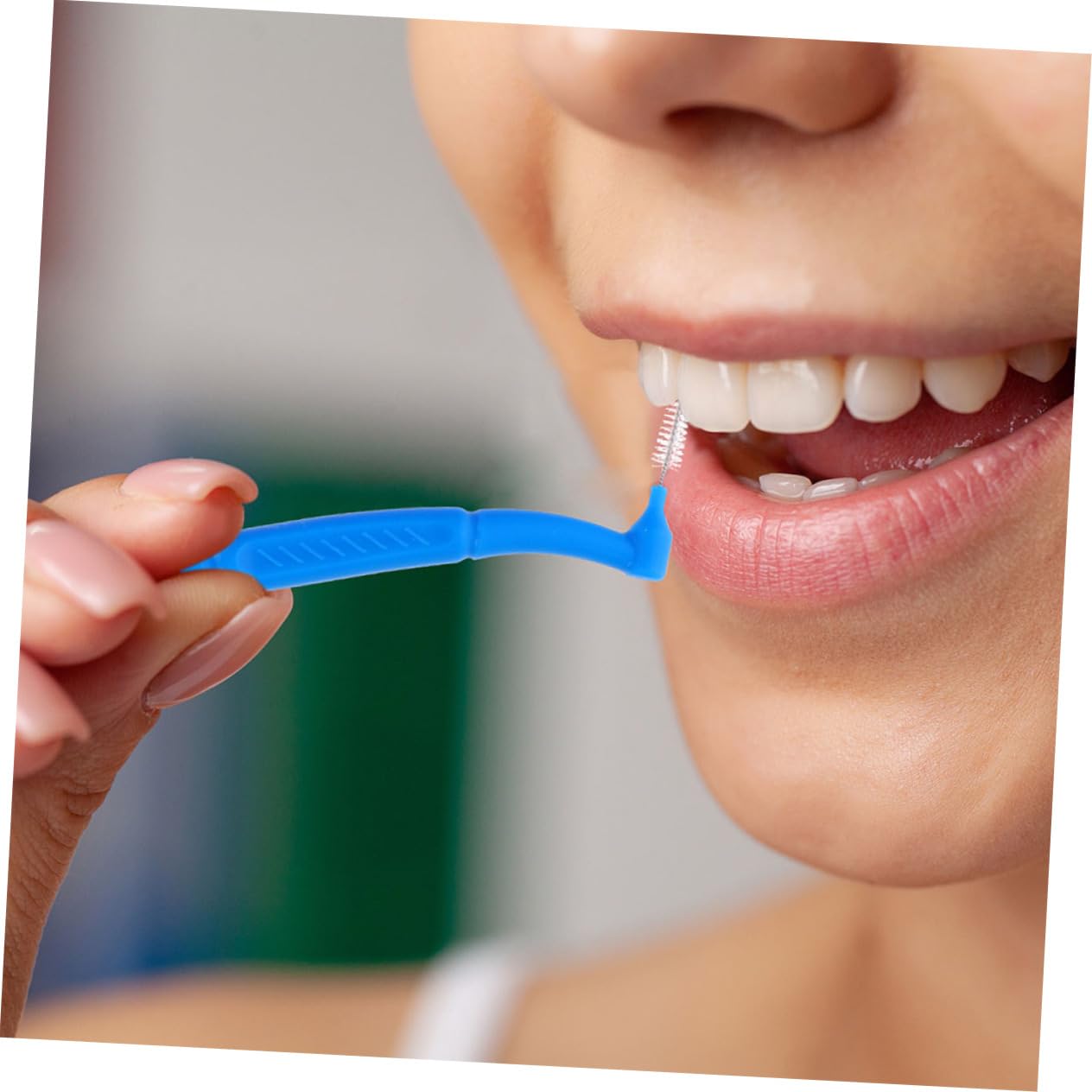 BESTYASH 5 Series Cepillo Interdental Termina Cleaner Brush Adulto Fácil Pequeño Delgado Cepillo De Cepillo De Limpieza De El Plastico 30 Piezas X 5