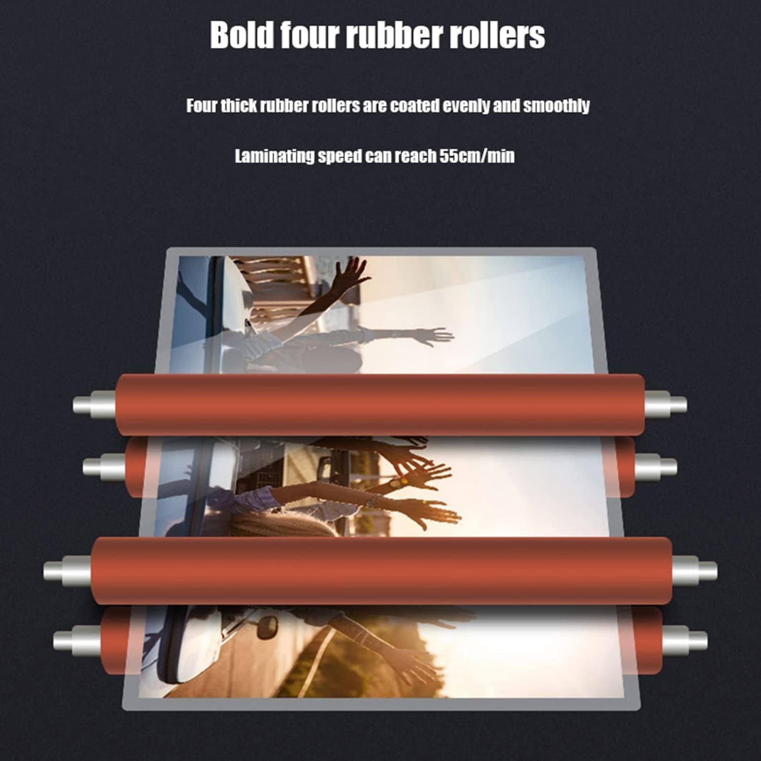 Laminator na gorąco na zimno, A4/A3+laminator na zimno, jedno- i dwustronny laminator, szybkie nagrzewanie, bez pęcherzyków