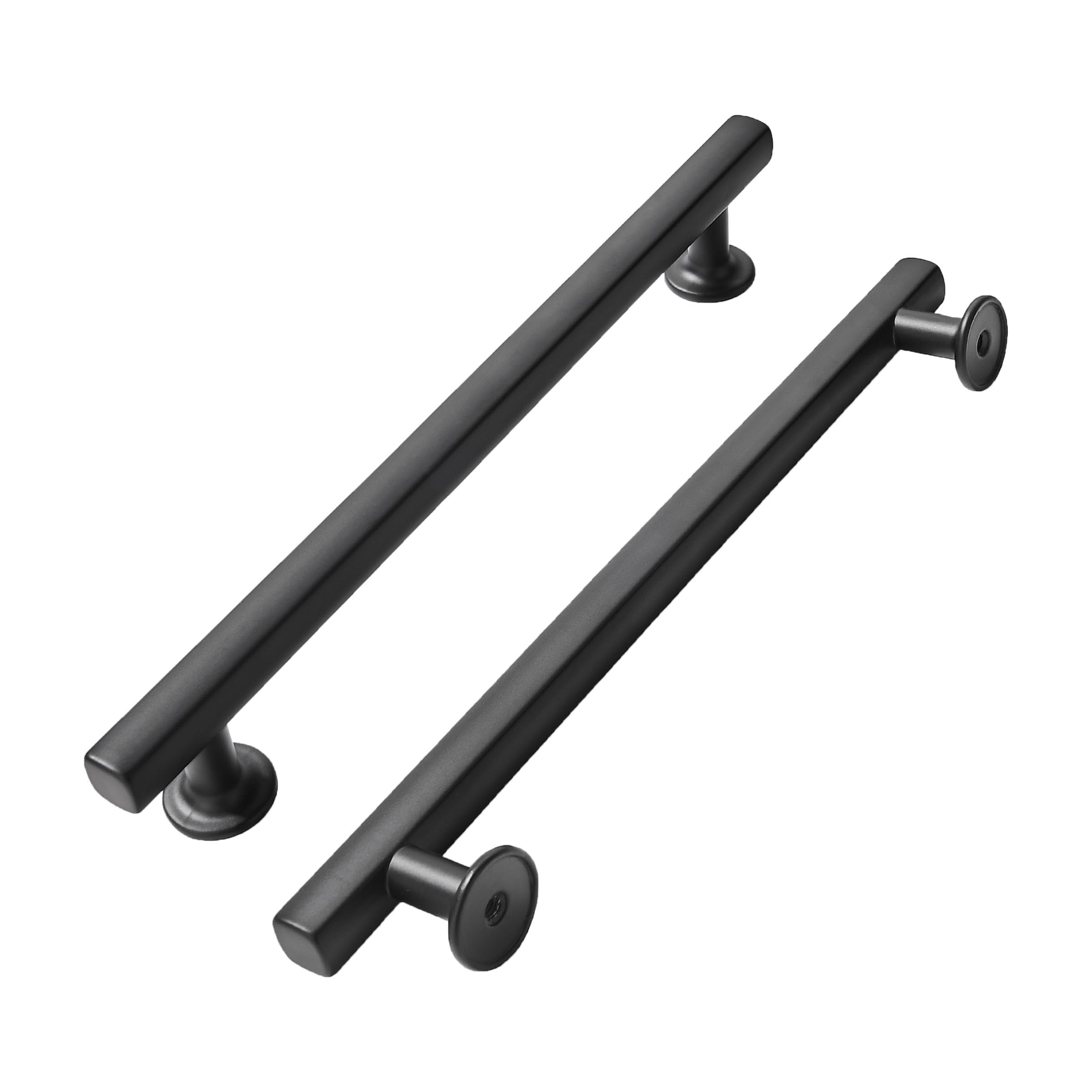 khtumeware 10 Pack 5 Inch(128mm) Matte Black Cabinet Pulls Kitchen Solid Heavy Duty Cabinet Pulls Kitchen Cabinet Hardware for Cupboard Drawer Handles