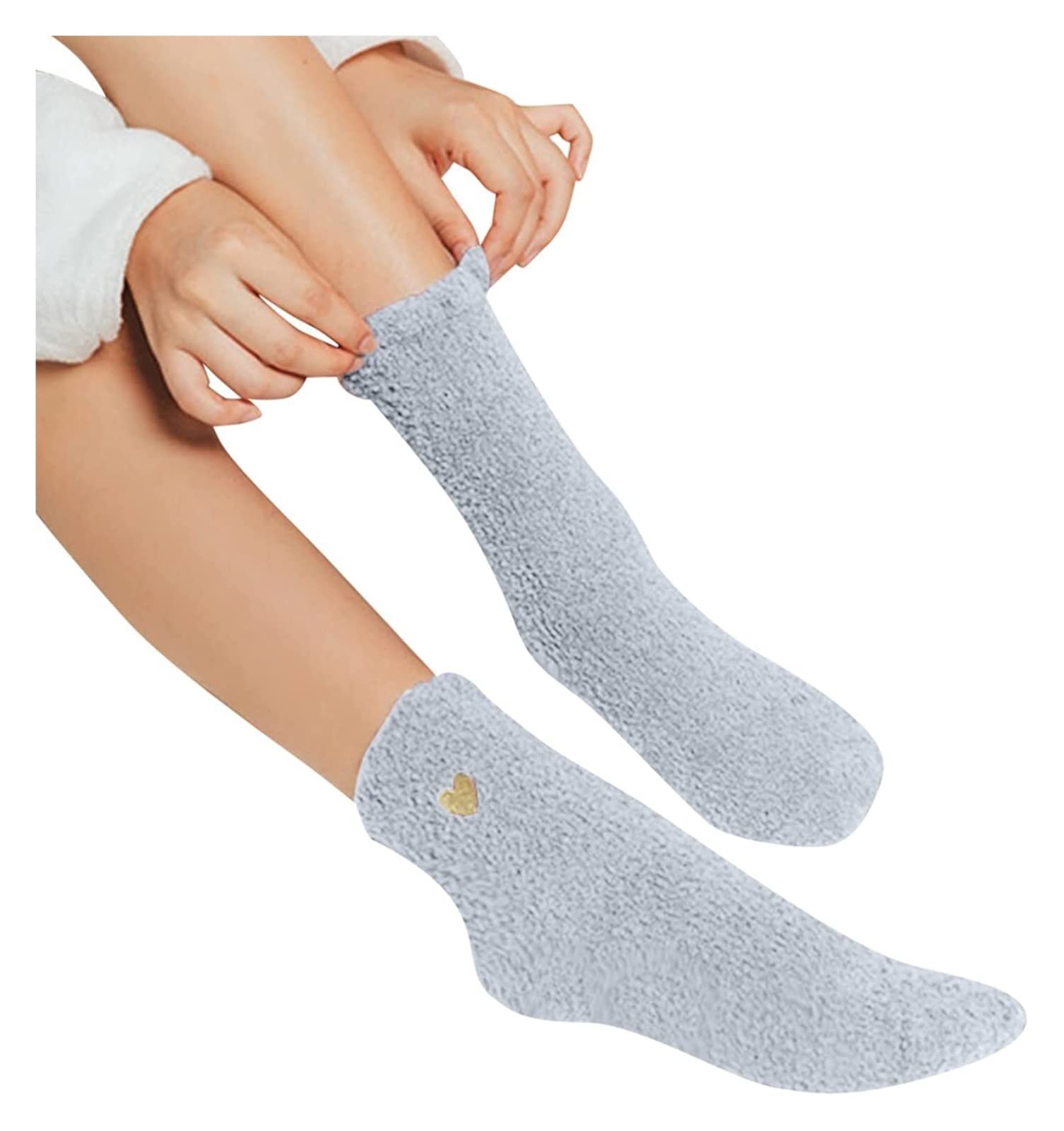 Calzini Termici Calze Invernali Calzini Da Donna Con Motivo A Cuore ， Calzini Da Donna In Cotone Carino Calzini In Cotone Alla Moda Calzini (Color : G, Size : One Size)