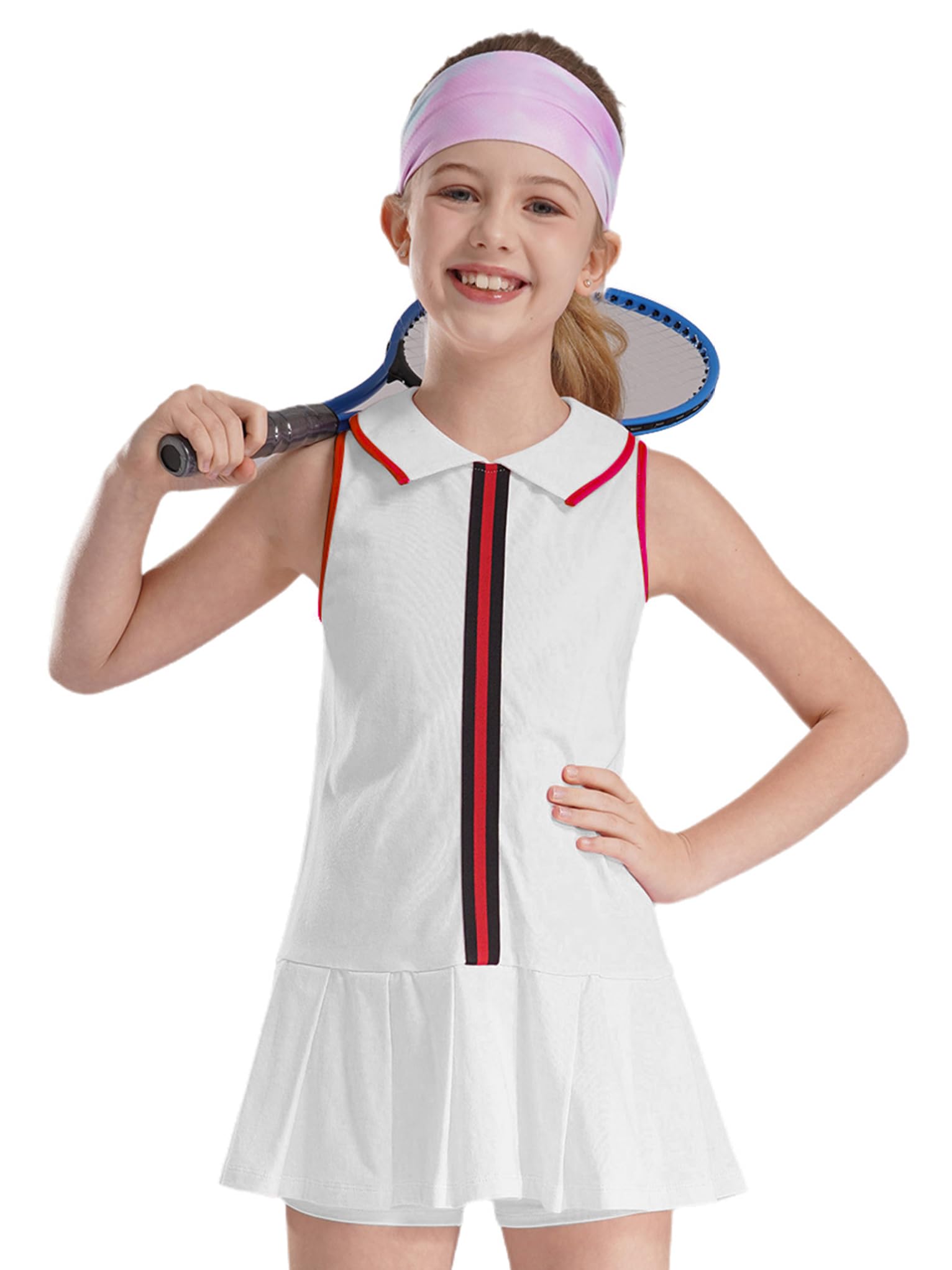 Conjunto de ropa de tenis para niños y niñas, sin mangas, con pantalones cortos, conjunto de ropa deportiva, traje de golf, entrenamiento, correr, competición