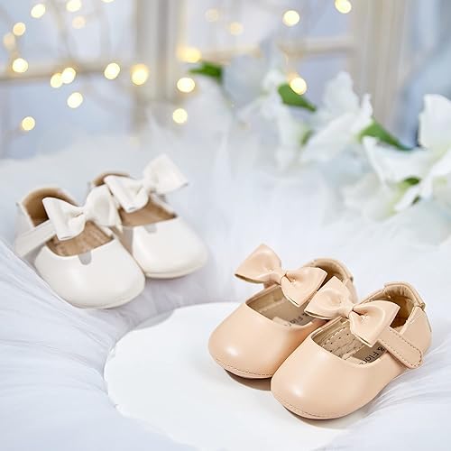 Miniatura 2 de Felix & Flora Zapatos de bebé de suela suave - Zapatos de bebé para caminar, mocasines, suela de goma, zapatos de cuna