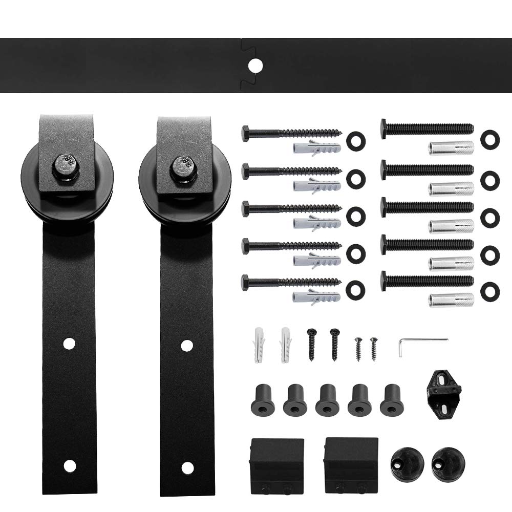 7FT/213cm Sliding Barn Door Hardware Kit Sliding Door Kits Barn Door