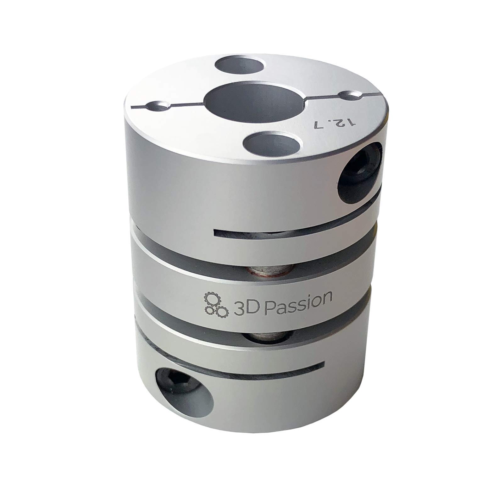 1/2x1/2 in 12.7mmx12.7mm Premium Flexible Membrane Shaft Coupling by 3D