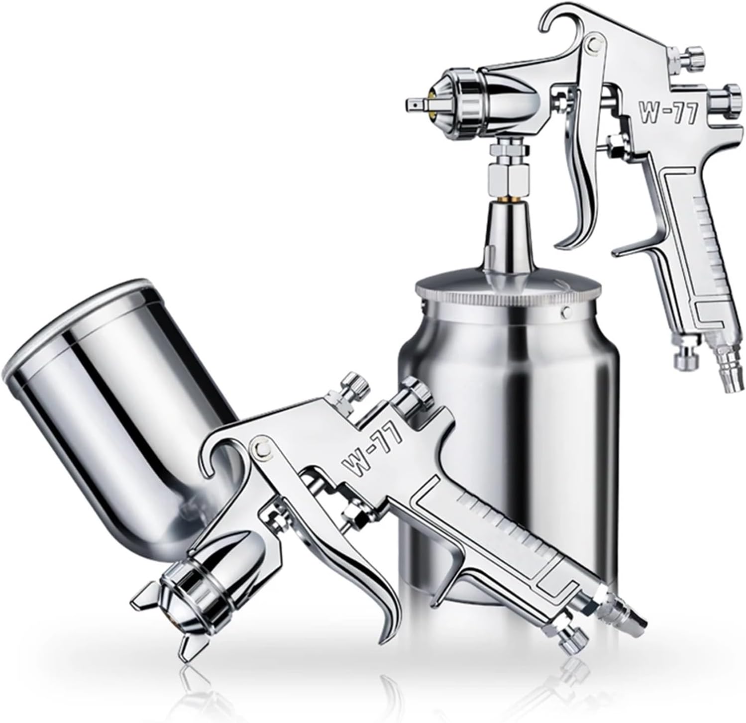 High Pressure Pneumatic Spray W-77 2.0/2.5/3.0 Caliber Spray High Atomization Oiler Air Spray Airbrush(W77-2.0-UP)