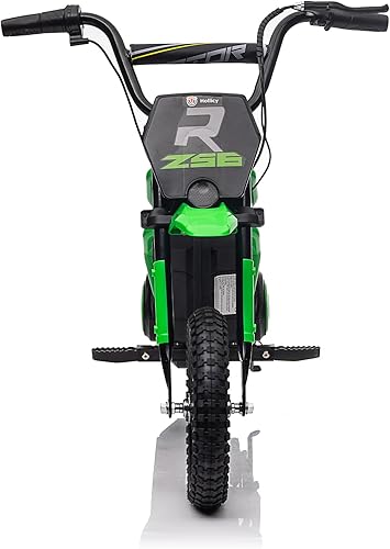 Miniatura 2 de Motocicleta eléctrica para niños motocicleta de motocross de 24 V - Bicicleta de calle todoterreno con pilas para edades de 8 a 12 años, 2