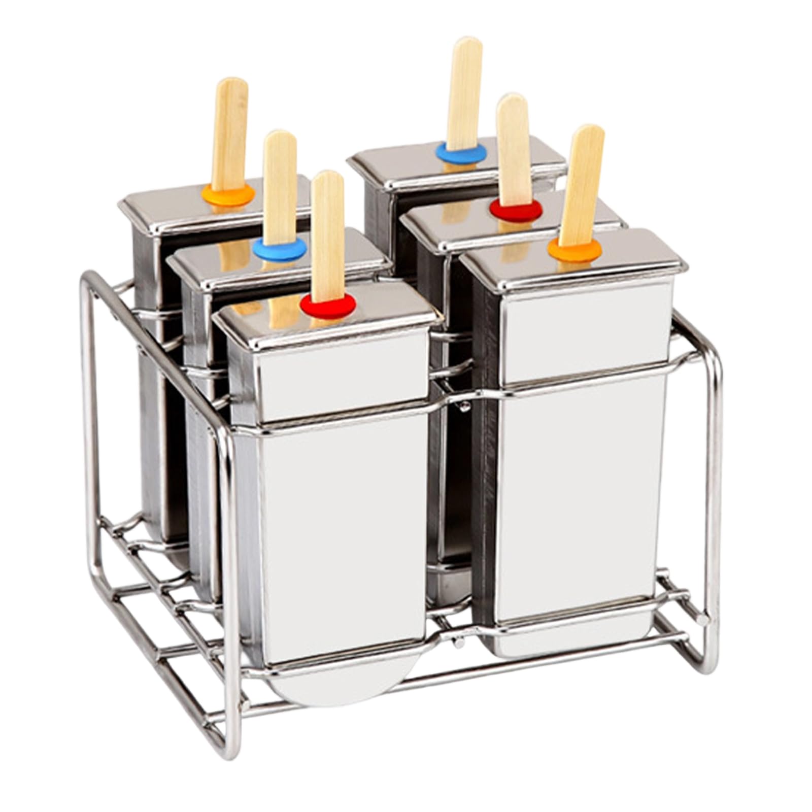 MALSSE Stainless Steel for Fast Freezing Treats and Easy At Home Popsicles Maker