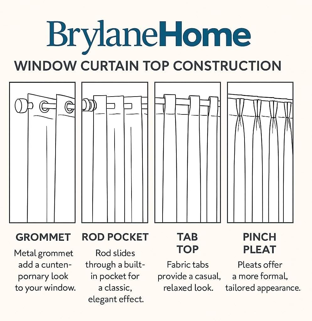 BrylaneHome BH Studio Velvet Rod-Pocket Panel - 50" W 84" L, Mistletoe Green