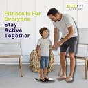 EleFit Smart Bluetooth Body Fat Scale | Digital Weight Scale with Bright LED Display | 14 Body Composition Metrics for Fitness, Health & Wellness Tracking gallery image