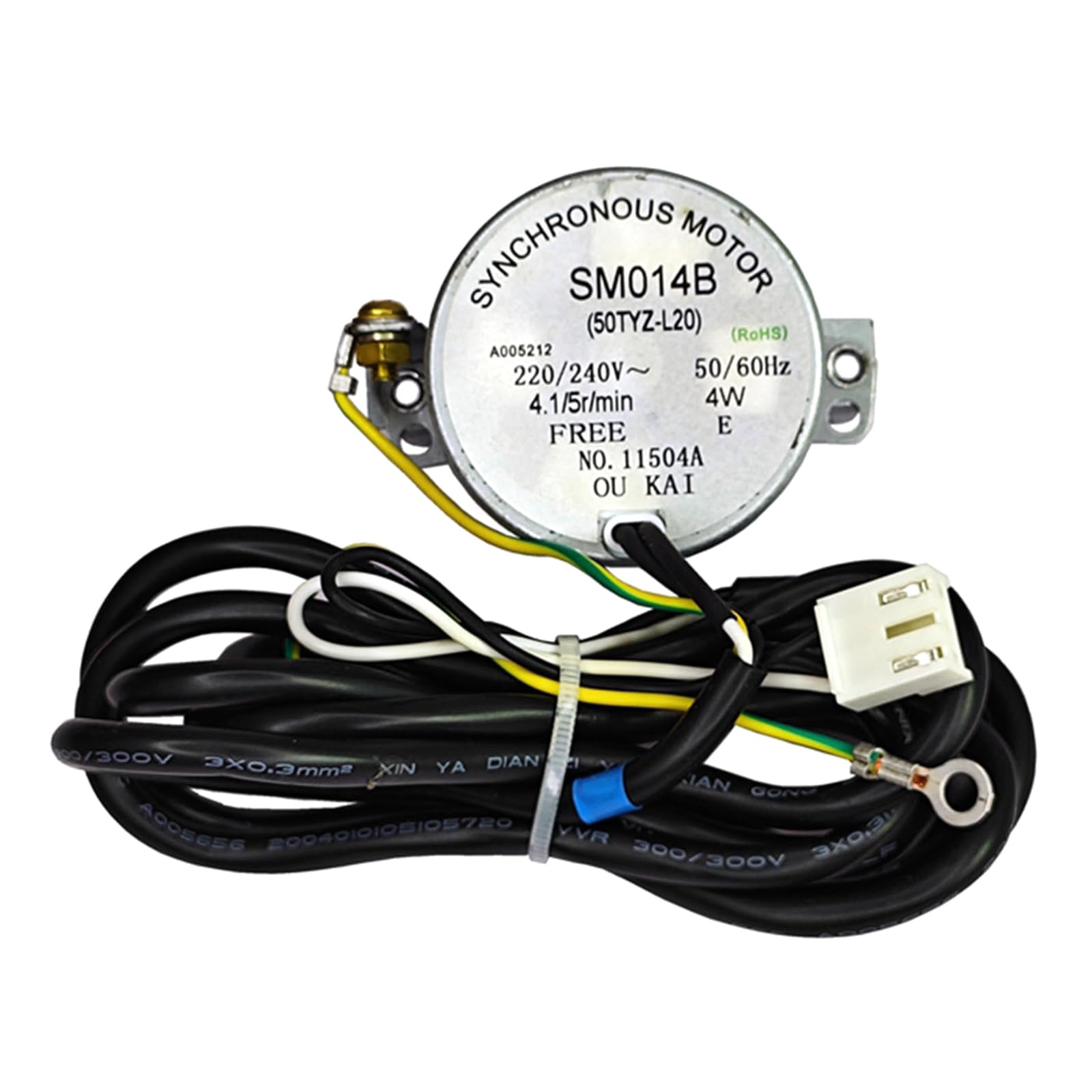 Kalttoy Energy-Efficient Metal Synchronous AC Motor: Quiet Fit, Enhanced Cooling Durability Safe Metal Motor