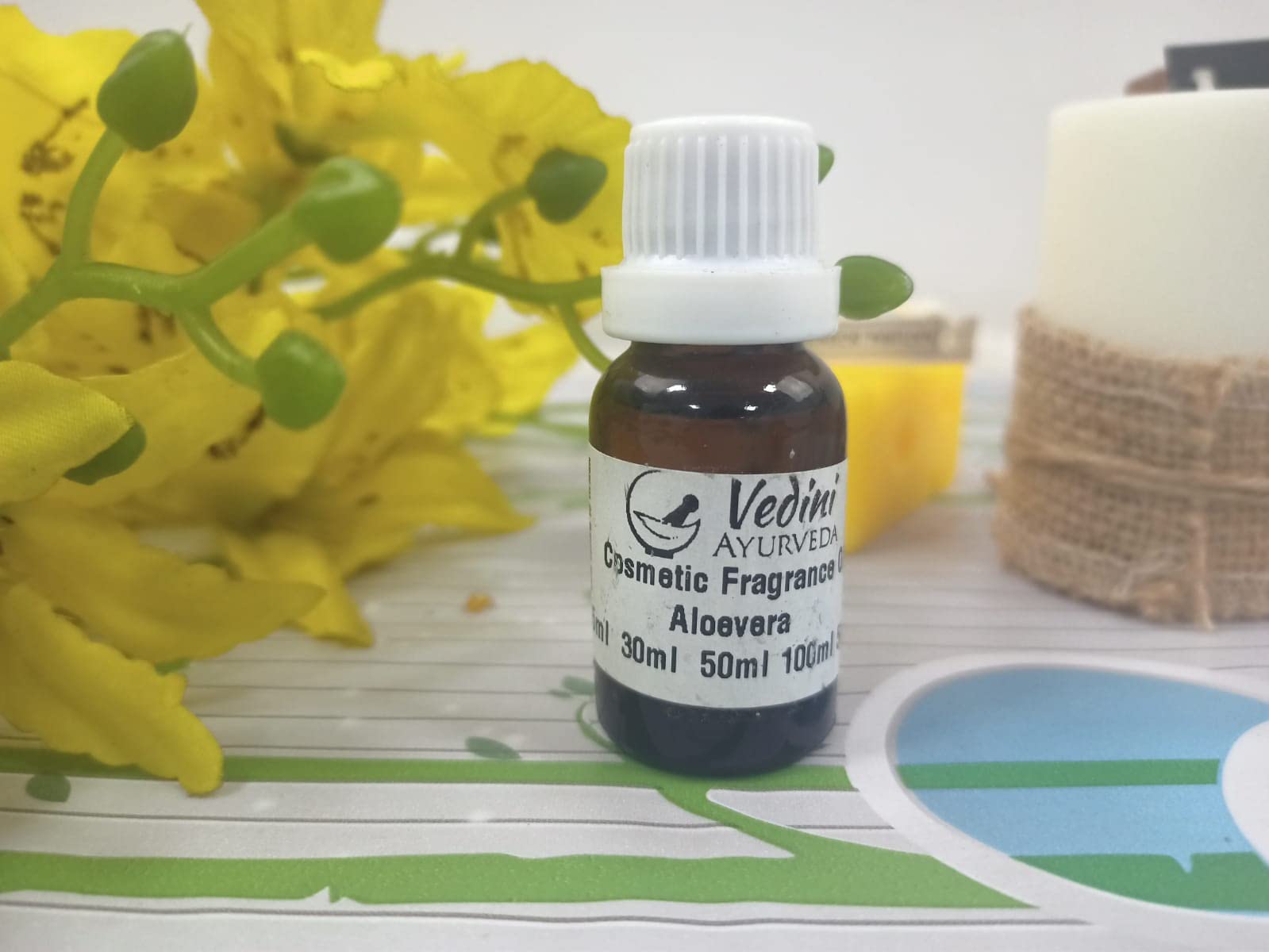 Vedini Aloevera Fragrance Oil For Soap, Lotion, Shampoo, Bases and Other Cosmetic Products (15 ML)