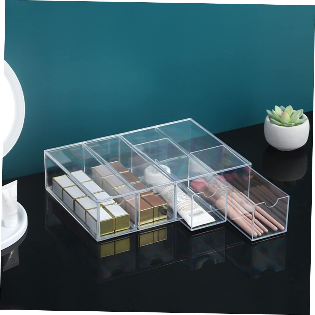 Caja de Presentación para Gafas de Sol 2 Piezas PS Transparente
