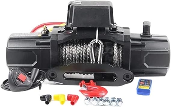 Electric Hoist, 13500lbs Electric 12v 24V 4x4 Off Road Pulling Car Winch